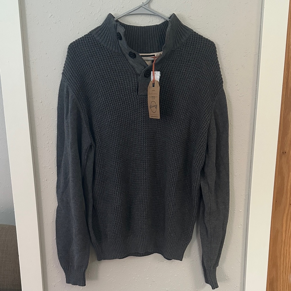 Men's Weatherproof Gray Sweater